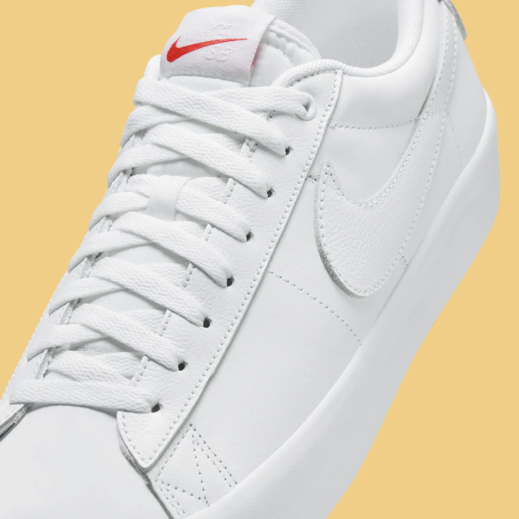 Nike SB - Blazer Low Pro GT ISO Shoes | White White - Image 7