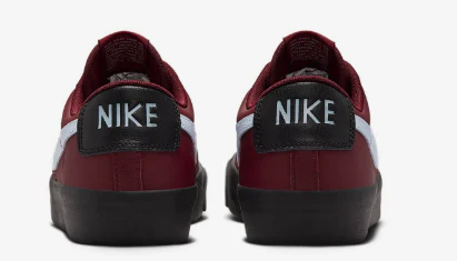 Nike SB - Blazer Low Pro GT Shoes | Dark Red Blue Black - Image 4