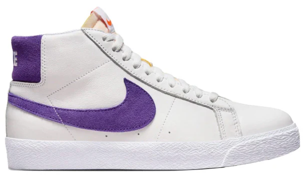 Nike SB - Blazer Mid ISO Shoes | White Court Purple