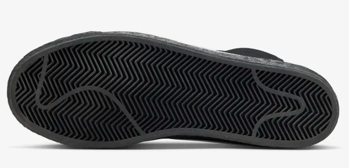 Nike SB - Blazer Mid Shoes | Black White Black - Image 6