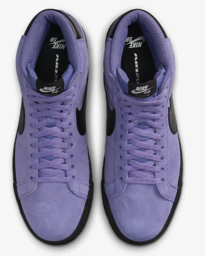 Nike SB - Blazer Mid Shoes | Dusty Purple Black - Image 4