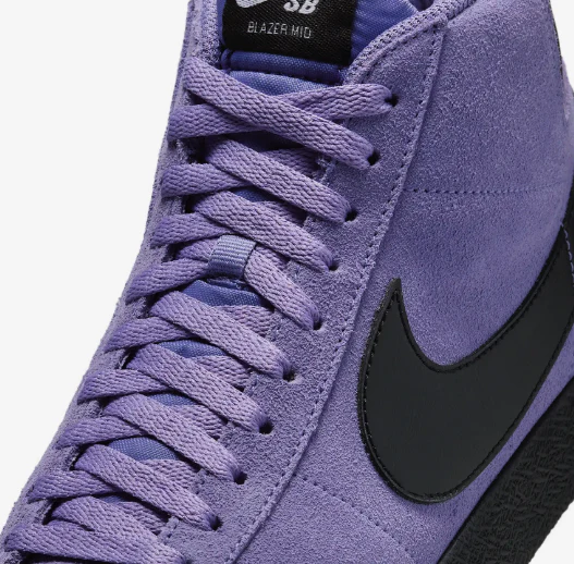 Nike SB - Blazer Mid Shoes | Dusty Purple Black - Image 7