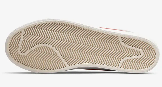 Nike SB - Blazer Mid Shoes | White University Red - Image 6