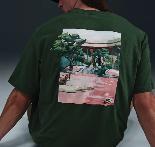 Nike SB - Brooklyn Banks Max90 Tee | Fir Green - Image 3