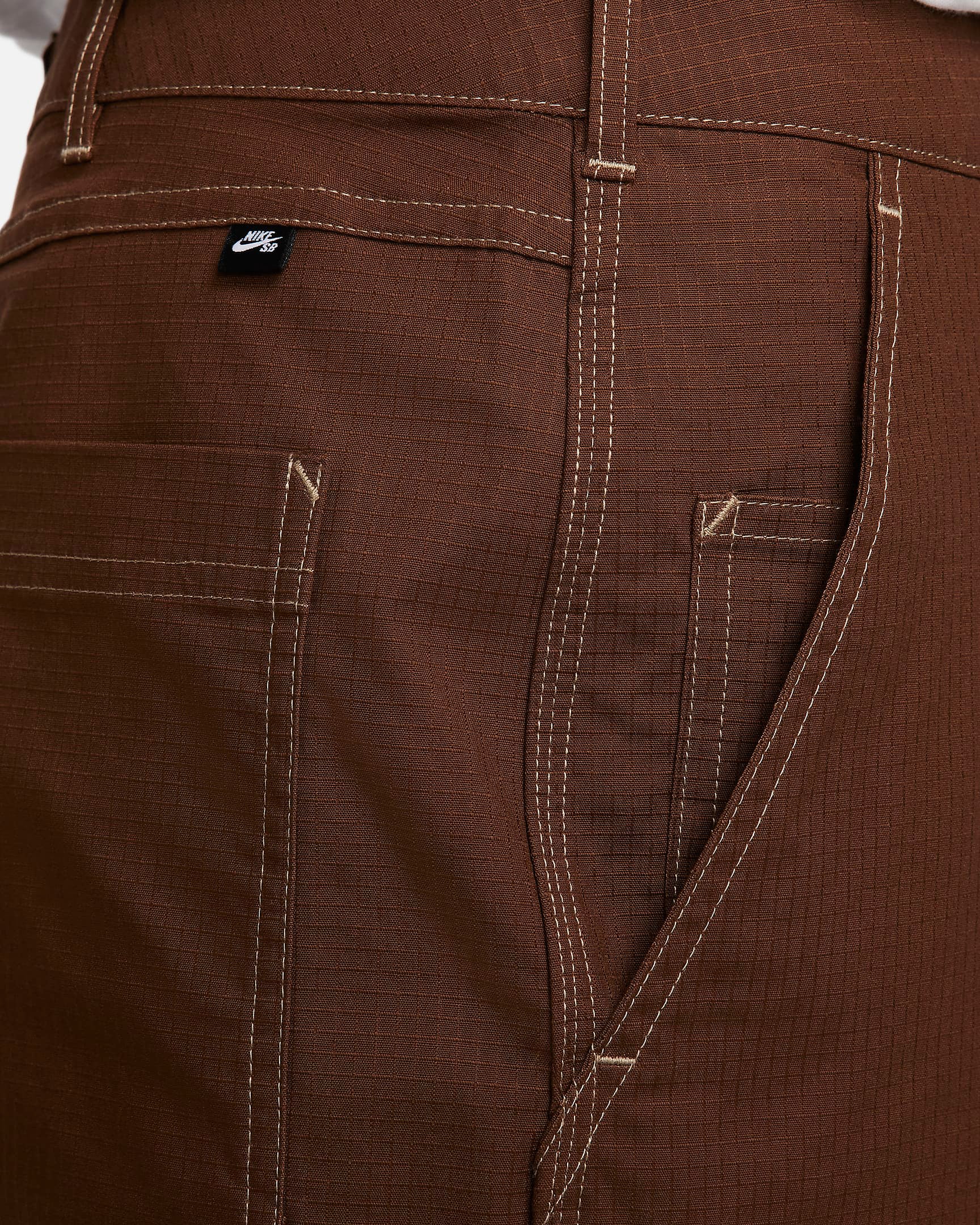 Nike SB - Double-Knee Skate Pants | Brown - Image 3