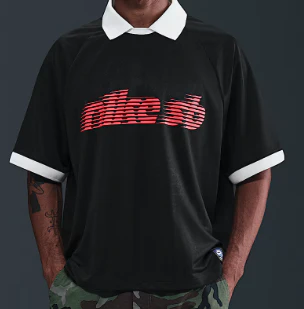 Nike SB - Dri-Fit Jacquard Skate Jersey | Black Red