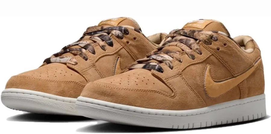 Nike SB - Dunk Low Pro QS Shoes | Flax Honeycomb (NOTE Manchester) - Image 3
