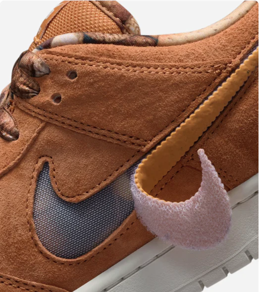Nike SB - Dunk Low Pro QS Shoes | Flax Honeycomb (NOTE Manchester) - Image 7