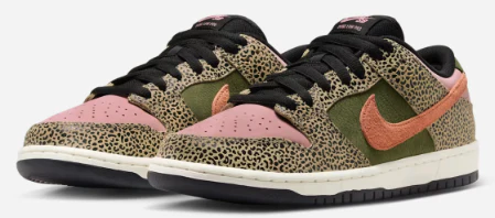 Nike SB - Dunk Low Pro QS Shoes | Khaki Rough Green (Arts-Rec) - Image 3