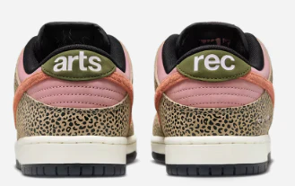 Nike SB - Dunk Low Pro QS Shoes | Khaki Rough Green (Arts-Rec) - Image 5