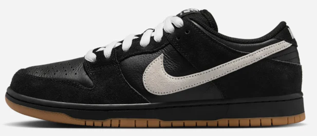 Nike SB - Dunk Low Pro Shoes | Black White Black - Image 2