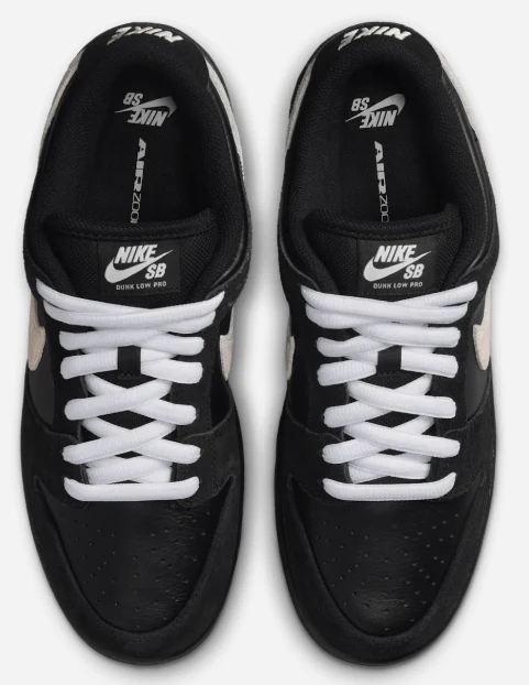 Nike SB - Dunk Low Pro Shoes | Black White Black - Image 4