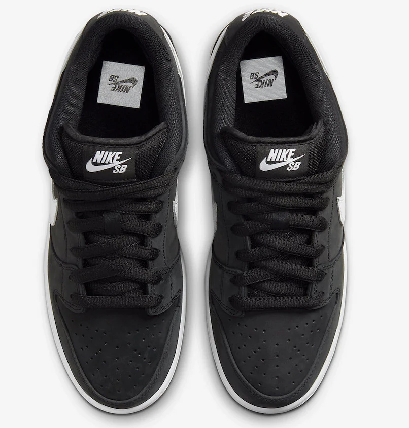 Nike SB - Dunk Low Pro Shoes | Black White Gum - Image 4