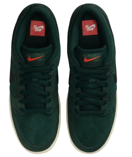 Nike SB - Dunk Low Pro Shoes | Deep Fir Black - Image 4