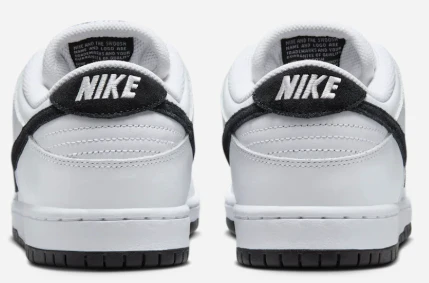 Nike SB - Dunk Low Pro Shoes | White Black White - Image 5