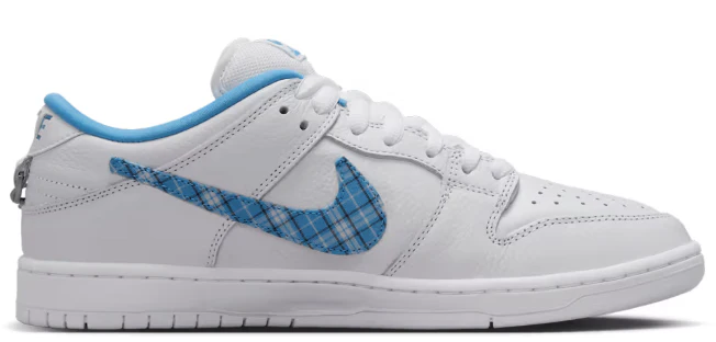 Nike SB - Dunk Low Pro Shoes | White Blue (Nicole Hause)