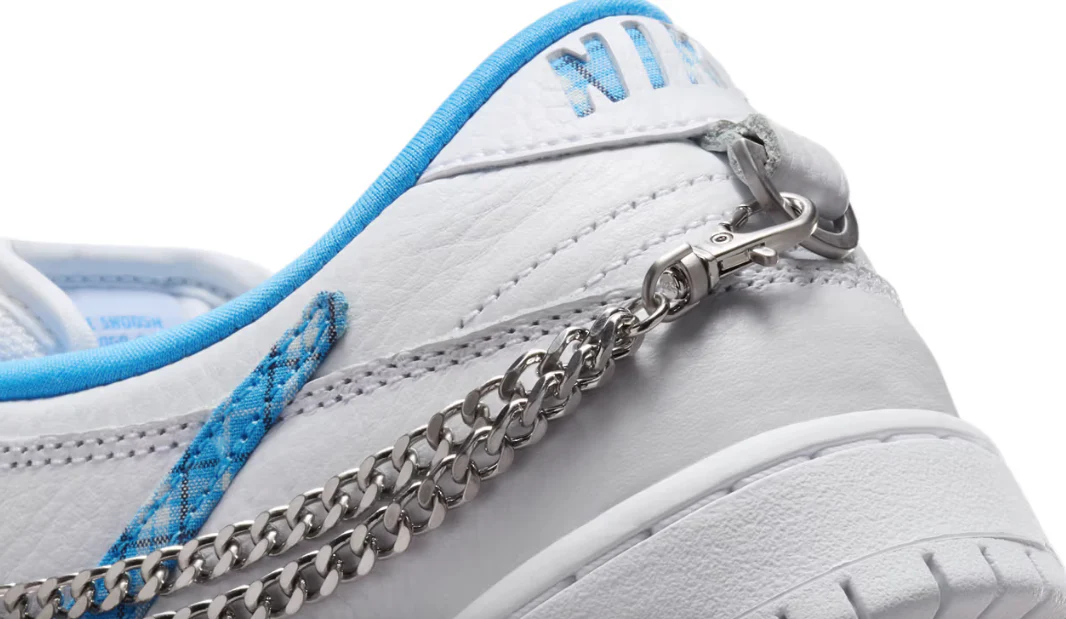 Nike SB - Dunk Low Pro Shoes | White Blue (Nicole Hause) - Image 7