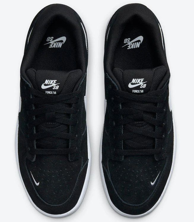 Nike SB - Force 58 Shoes | Black White - Image 3