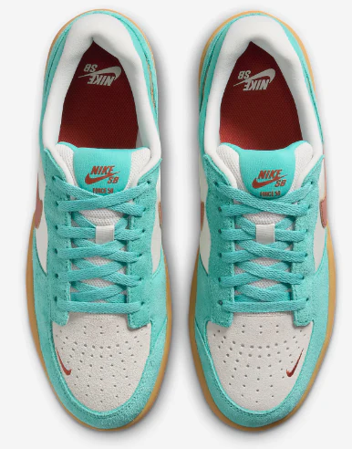 Nike SB - Force 58 Shoes | Green Frost Dark Russet - Image 4