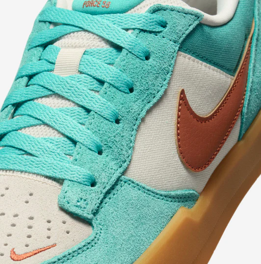 Nike SB - Force 58 Shoes | Green Frost Dark Russet - Image 7