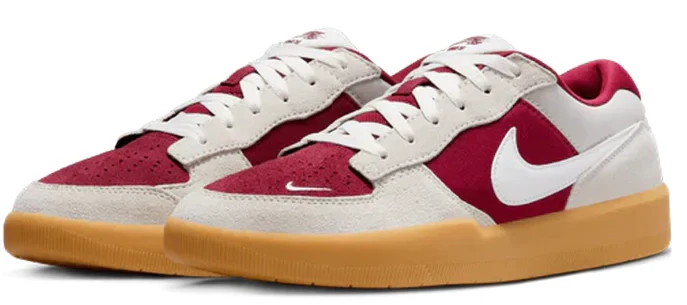 Nike SB - Force 58 Shoes | Team Red White Gum - Image 4