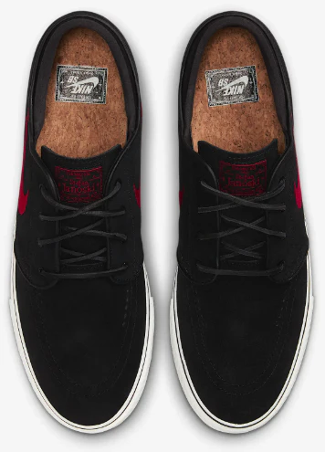 Nike SB - Janoski OG+ Shoes | Black Red - Image 4