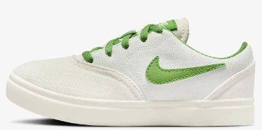 Nike SB - Kids Check Canvas PS Shoes | Phantom Chlorophyll - Image 2