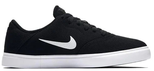 Nike SB - Kids Check Canvas GS Shoes | Black White