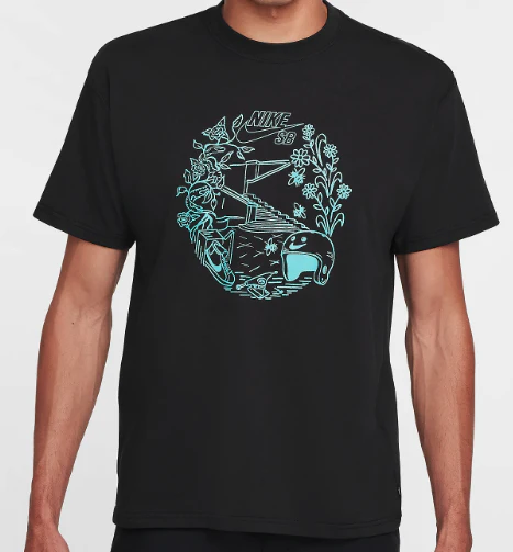 Nike SB - Nike SB T-Shirt With Stairs On It Tee | Black