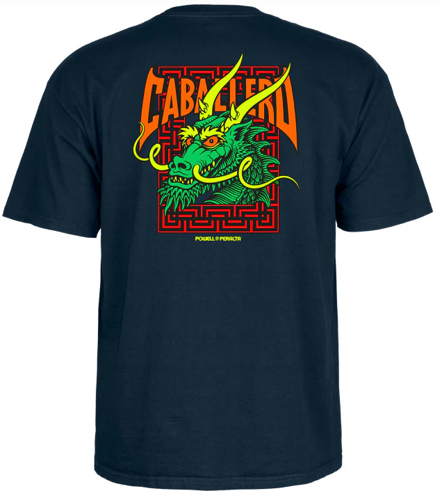 Powell Peralta - Cab Street Dragon Tee | Navy - Image 2