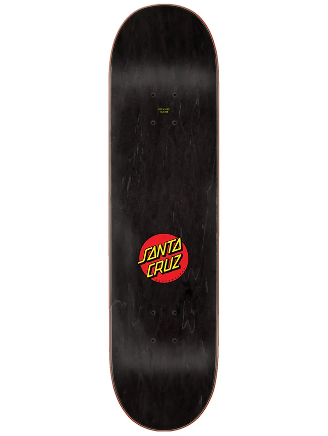 Santa Cruz - Classic Dot 8.25" Deck | Black Stain - Image 2