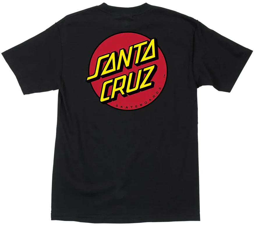 Santa Cruz - Classic Dot Tee | Black - Image 2