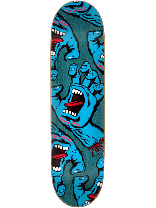 Santa Cruz - Crowded Hand 8.25" Deck