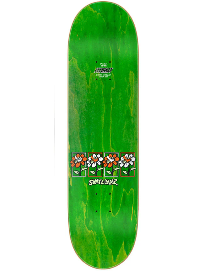 Santa Cruz - Fabiana Delfino 'Flower Frame' 8" Deck - Image 2