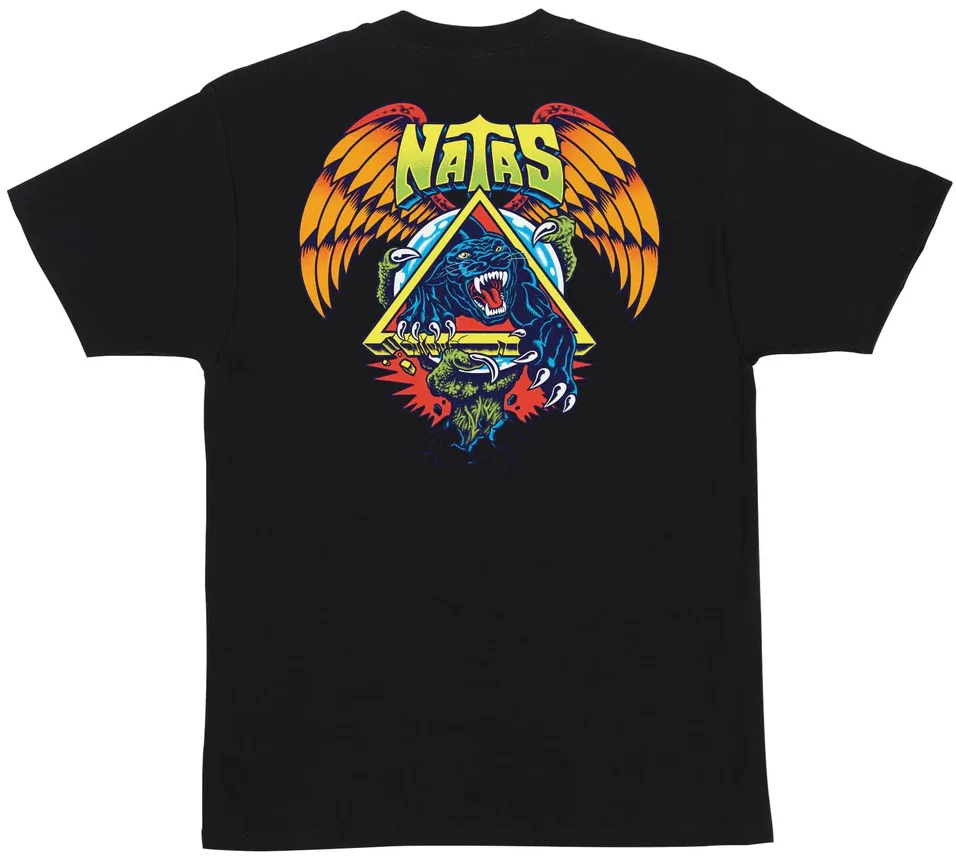 Santa Cruz - Natas 'SC Panther' Tee | Black - Image 2