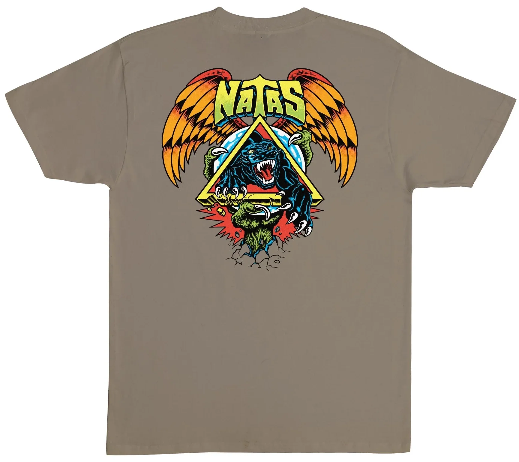 Santa Cruz - Natas 'SC Panther' Tee | Prairie Dust - Image 2