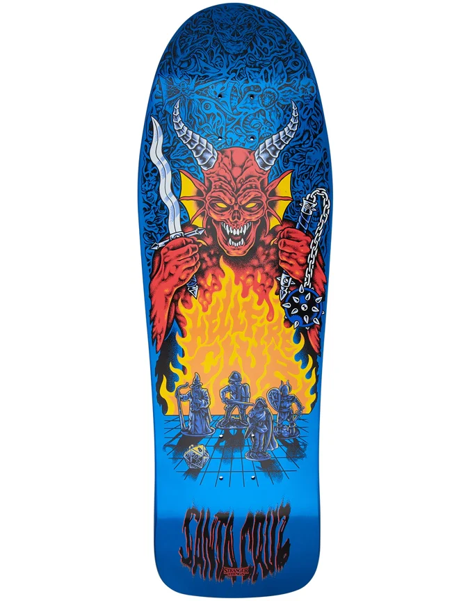 Santa Cruz x Stranger Things - Knox Hellfire Pit 10.07" Deck