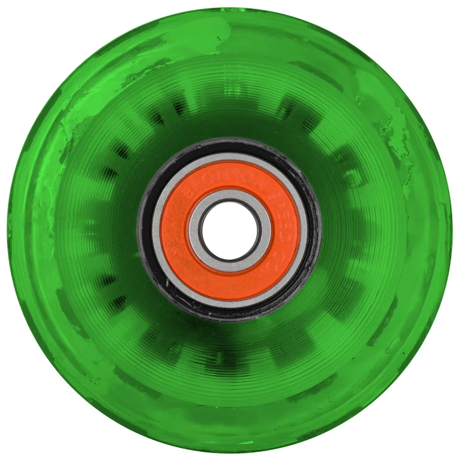 Slime Balls - Screaming Slime Light Ups 60.5mm 78a Wheels | Green - Image 3
