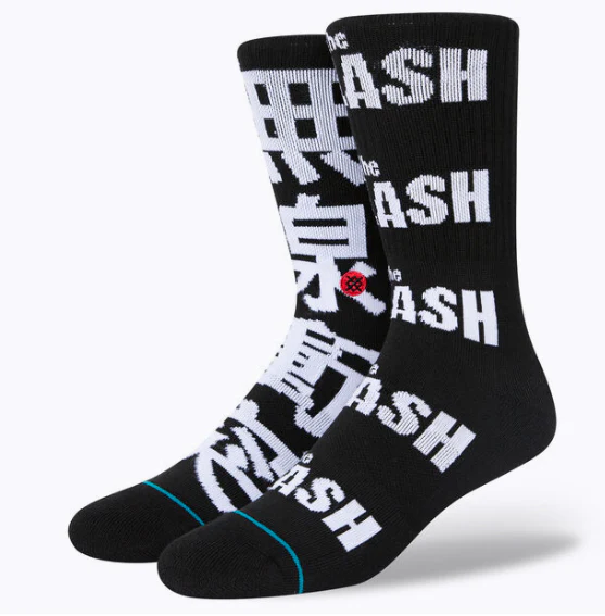 Stance - The Clash 'Radio Clash' Socks | Black
