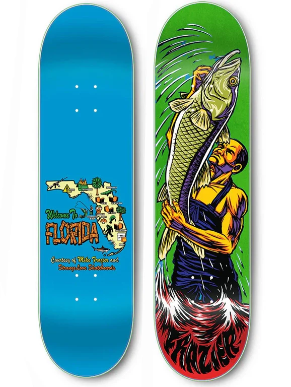 Strangelove - Mike Frazier 8.25" Deck | Green Veneer (Screened) - Image 2