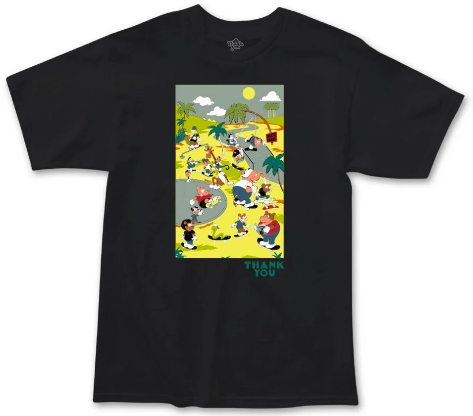 Thank You - Skate Oasis Tee | Black