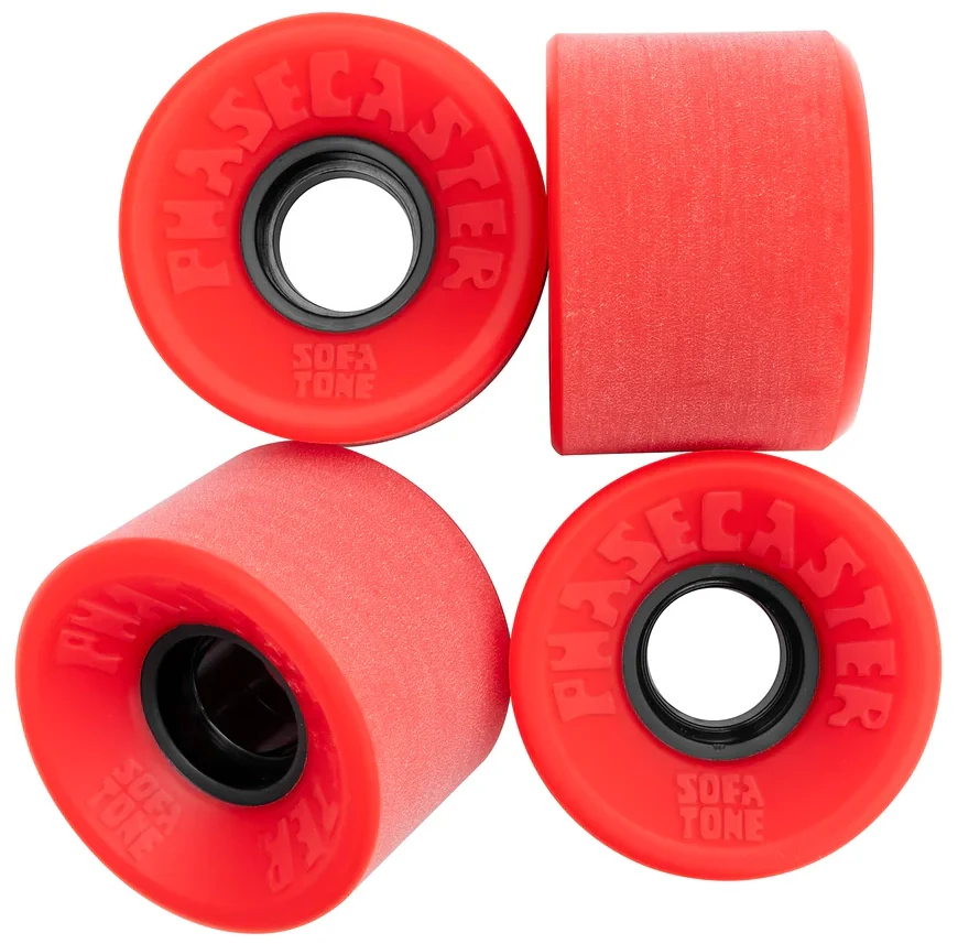 The Heated Wheel - Phasecaster 'Sofa Tone' 56mm 78a Wheels | Red - Image 2