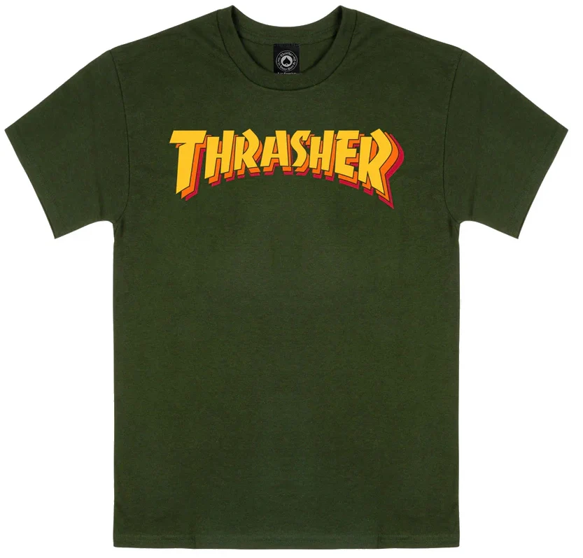 Thrasher - Stacked Tee | Forest Green