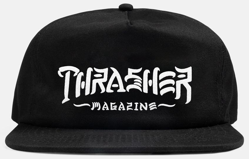 Thrasher - Thrash & Destroy Snapback Hat | Black