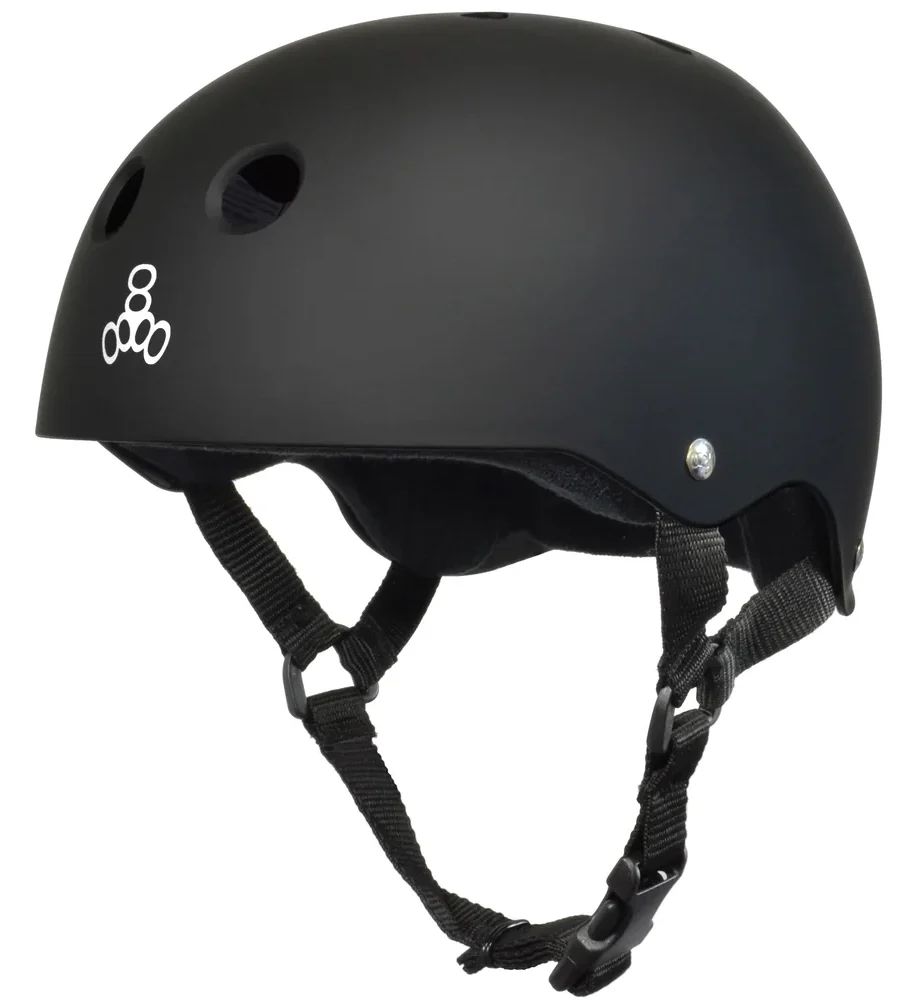 Triple Eight - The Heed Sweatsaver Helmet | Matte Black