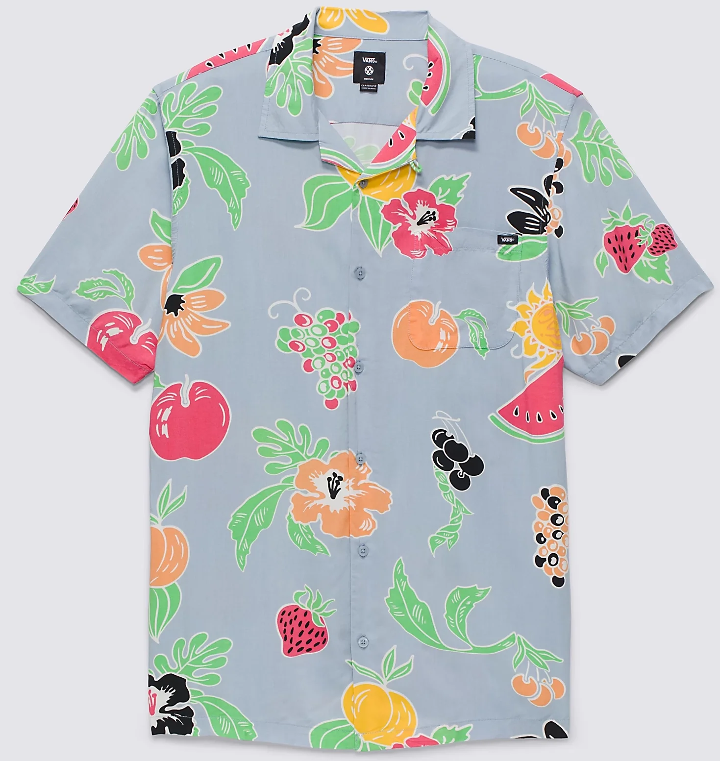Vans - Calmosa Woven S/S Shirt | Dusty Blue - Image 2