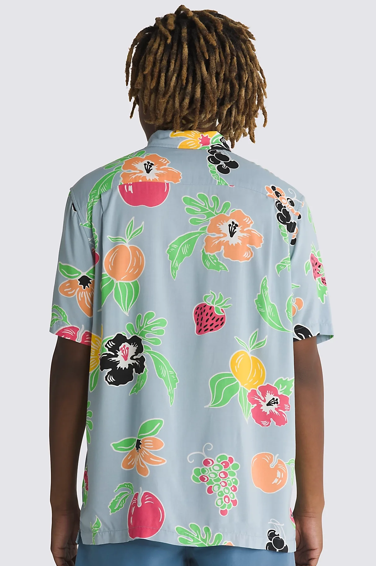 Vans - Calmosa Woven S/S Shirt | Dusty Blue - Image 4