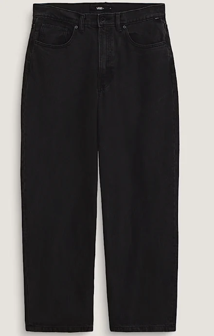 Vans - Check-5 Baggy Denim Pants | Black