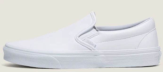 Vans - Classic Slip-On Shoes | True White (Classic Tumble) - Image 2