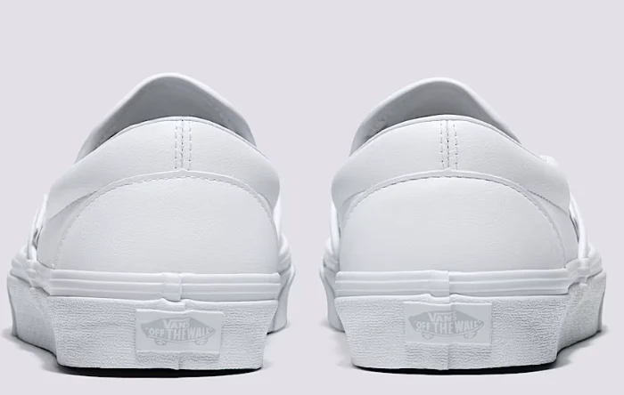 Vans - Classic Slip-On Shoes | True White (Classic Tumble) - Image 5